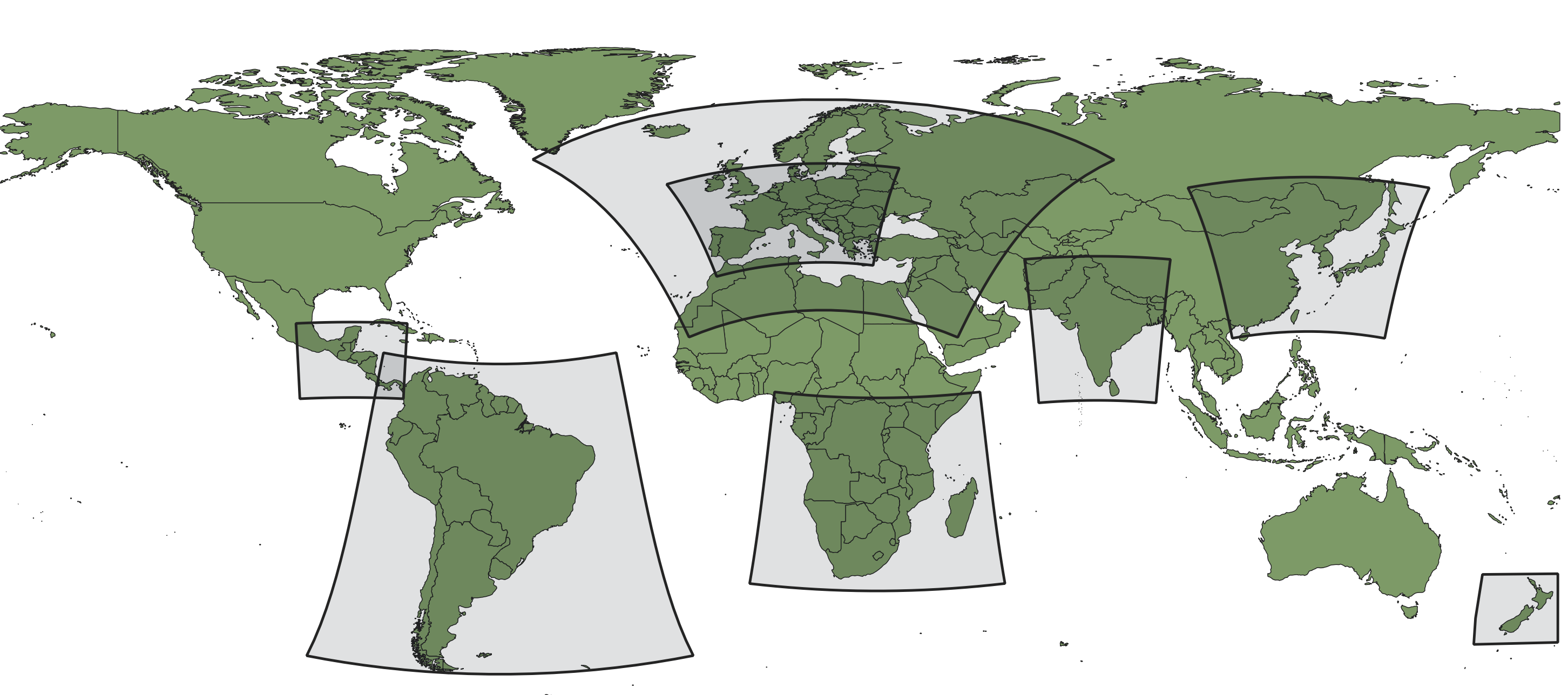 Mapa zón s vysokým rozlíšením